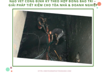 Nạo vét cống định kỳ theo hợp đồng bảo trì – Giải pháp tiết kiệm cho tòa nhà & doanh nghiệp