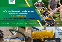 Hút Bể Phốt Xã Trạm Thản Phú Thọ Sạch Phục Vụ 24/24H