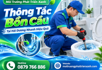 Thông Tắc Bồn Cầu Tại Hải Dương Nhanh Hiệu Quả