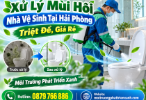 Xử Lý Mùi Hôi Nhà Vệ Sinh Tại Hải Phòng Triệt Để, Giá Rẻ