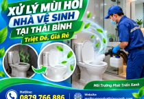 Xử Lý Mùi Hôi Nhà Vệ Sinh Tại Thái Bình Triệt Để, Giá Rẻ