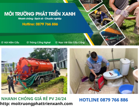 Hút Bể Phốt Xã Phù Ninh Phú Thọ Nhanh Gọn 24/7 Giá Rẻ Uy Tín
