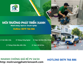 Hút bể Phốt Xã Phùng Nguyên Phú Thọ Sạch Sẽ 100% Giá Tốt