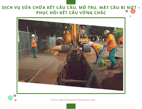 Dịch vụ sửa chữa kết cấu cầu, mố trụ, mặt cầu bị nứt – Phục hồi kết cấu vững chắc