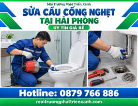 Sửa Cầu Cống Nghẹt Tại Hải Phòng Uy Tín Giá Rẻ