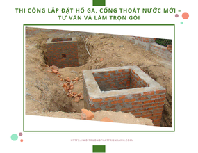Thi công lắp đặt hố ga, cống thoát nước mới – Tư vấn và làm trọn gói