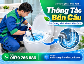 Thông Tắc Bồn Cầu Tại Quảng Ninh Nhanh Hiệu Quả