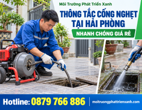 Thông Tắc Cống Nghẹt Tại Hải Phòng Nhanh Chóng Giá Rẻ