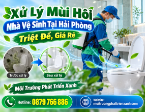 Xử Lý Mùi Hôi Nhà Vệ Sinh Tại Hải Phòng Triệt Để, Giá Rẻ