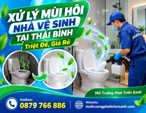 Xử Lý Mùi Hôi Nhà Vệ Sinh Tại Thái Bình Triệt Để, Giá Rẻ