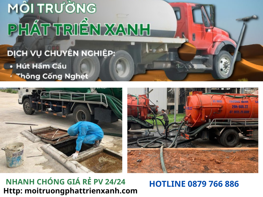 hút bể phốt xã xuân lũng