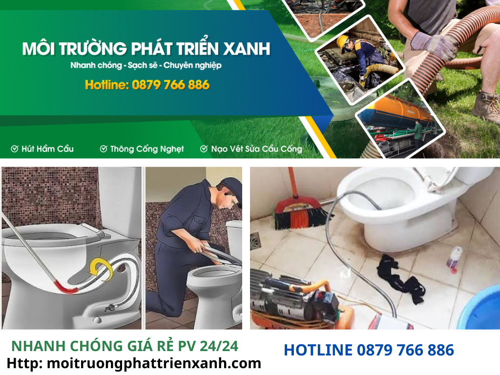 hút bể phốt xã bản nguyên