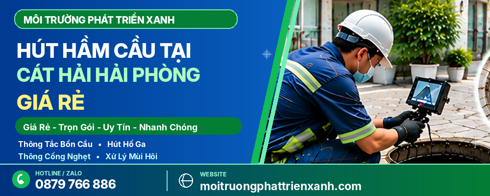 Hút Hầm Cầu Tại Cát Hải Hải Phòng Giá Rẻ - Khảo sát bể tự hoại tại nhà dân và cơ sở lưu trú