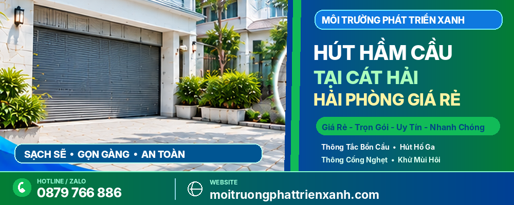 Hút Hầm Cầu Tại Cát Hải Hải Phòng Giá Rẻ - Minh họa kiểm tra và vệ sinh hệ thống thoát nước sau xử lý