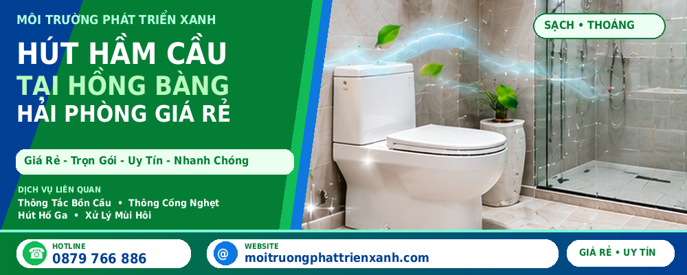 Hút Hầm Cầu Tại Hồng Bàng Hải Phòng Giá Rẻ - Kiểm tra hệ thống vệ sinh và hoàn thành hút hầm cầu