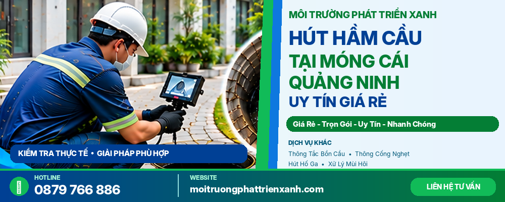 Hút Hầm Cầu Tại Móng Cái Quảng Ninh Uy Tín Giá Rẻ - Khảo sát hiện trạng bể phốt và kiểm tra đường ống thoát nước