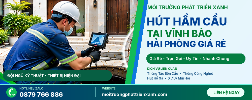 Hút Hầm Cầu Tại Vĩnh Bảo Hải Phòng Giá Rẻ - Khảo sát bể tự hoại và kiểm tra vị trí hầm cầu tại nhà dân