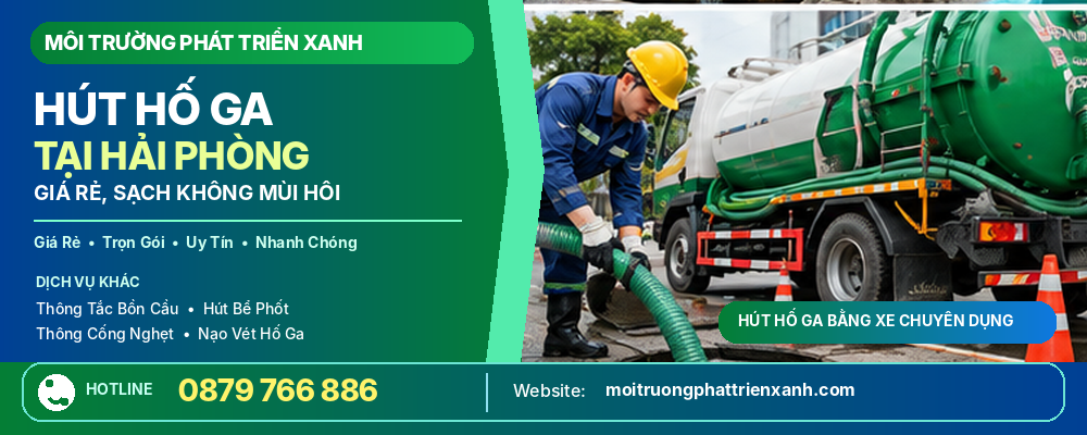 Hút Hố Ga Tại Hải Phòng Giá Rẻ, Sạch Không Mùi Hôi - Thi công hút bùn bằng thiết bị chuyên dụng