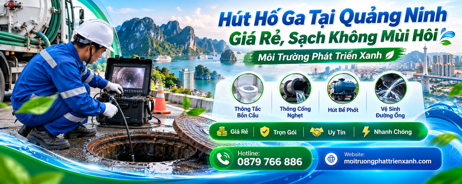 Hút Hố Ga Tại Quảng Ninh Giá Rẻ, Sạch Không Mùi Hôi - Khảo sát tình trạng hố ga và kiểm tra lượng bùn thải