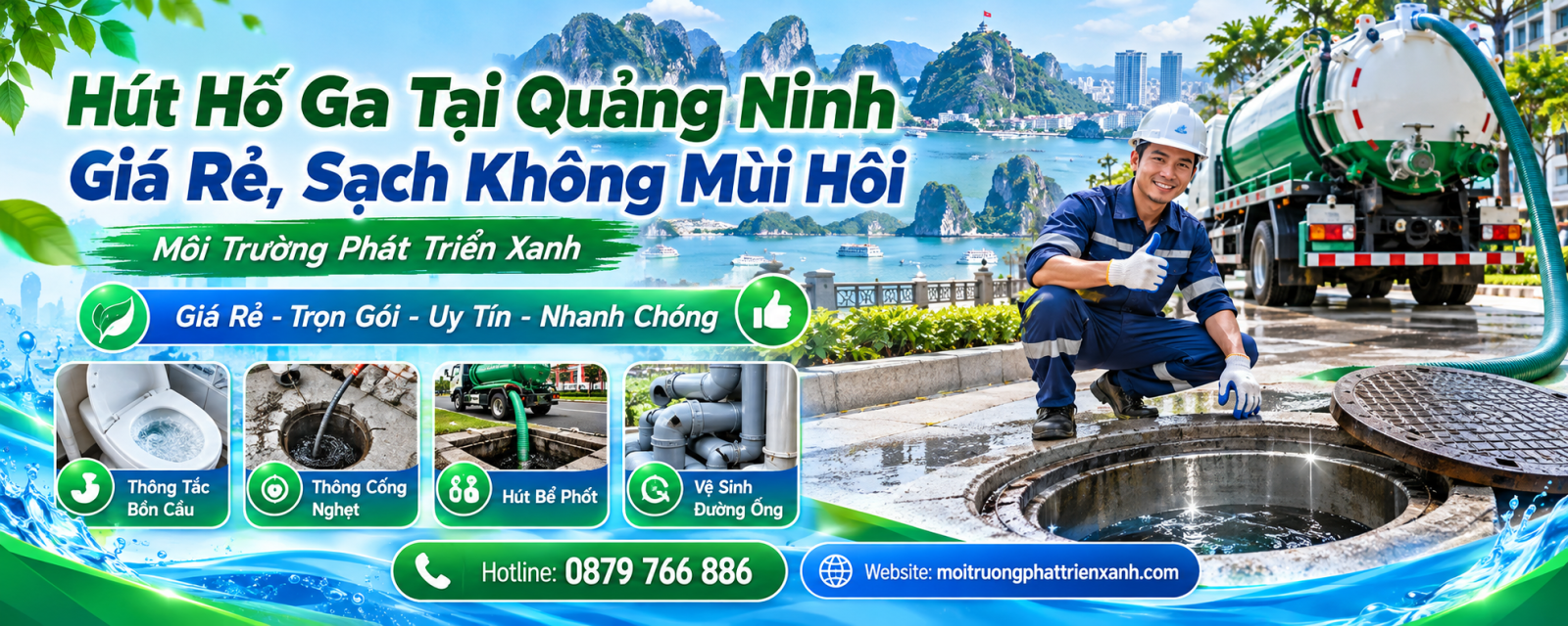 Hút Hố Ga Tại Quảng Ninh Giá Rẻ, Sạch Không Mùi Hôi - Hình ảnh kiểm tra và vệ sinh sau khi hoàn thành hút hố ga