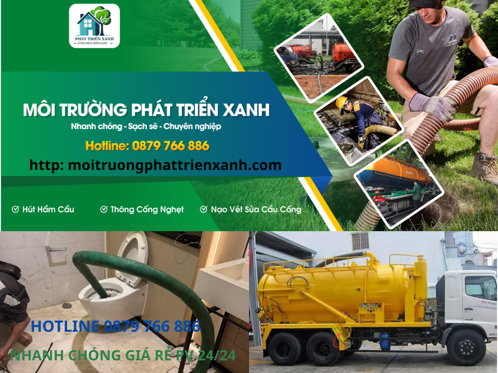 hút bể phốt tại phú thọ