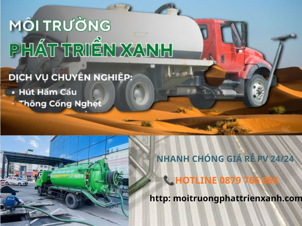 công ty hút bể phốt tại phú thọ