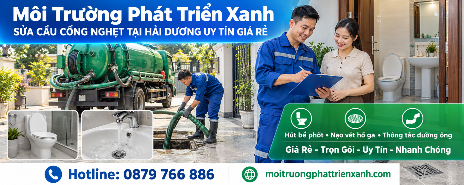 Sửa Cầu Cống Nghẹt Tại Hải Dương Uy Tín Giá Rẻ – thử xả và kiểm tra sau khi hoàn thành