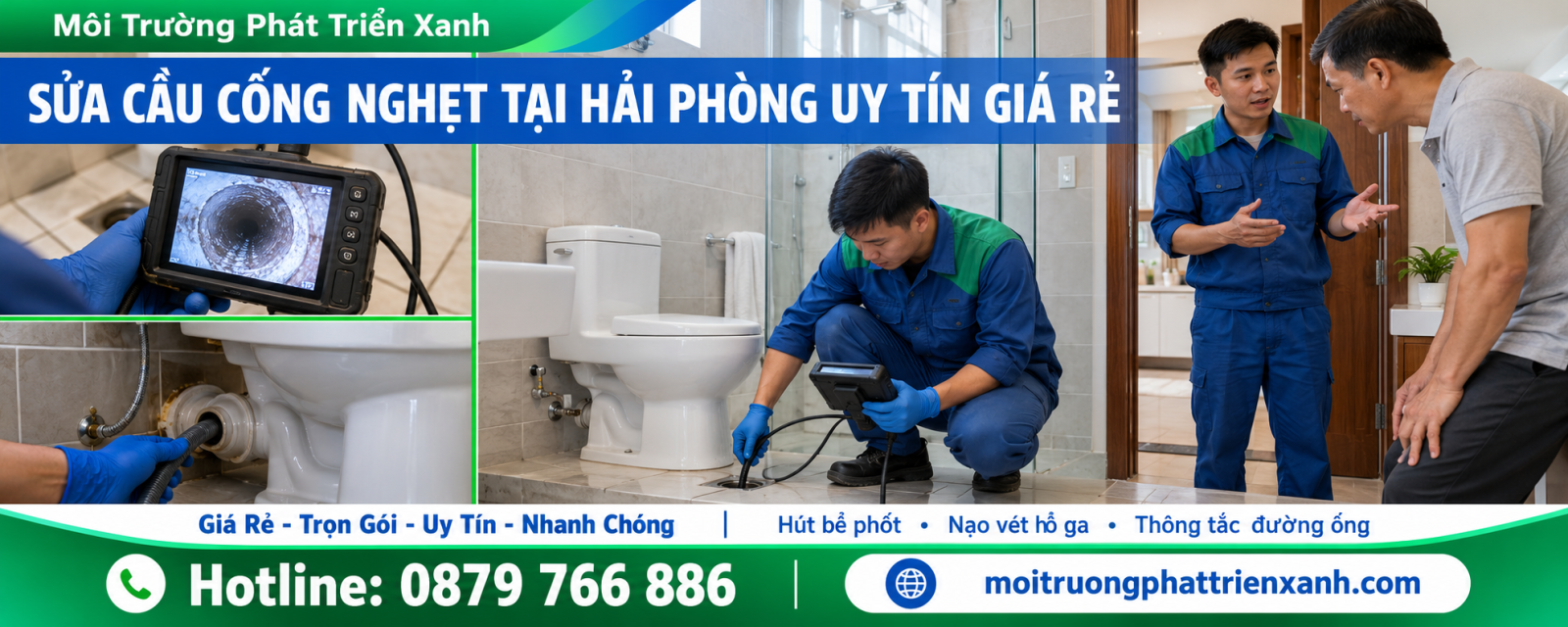 Sửa Cầu Cống Nghẹt Tại Hải Phòng Uy Tín Giá Rẻ - khảo sát bồn cầu và đường ống thoát nước