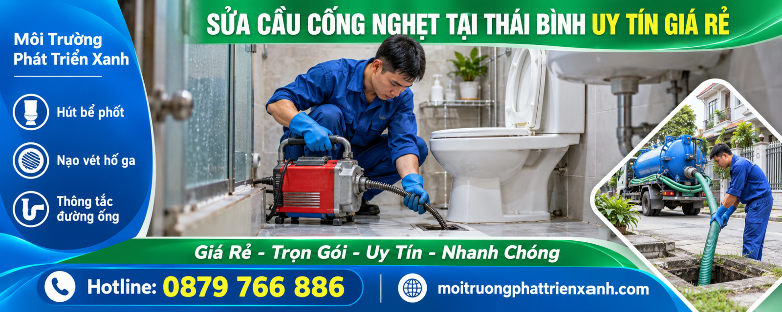 Sửa Cầu Cống Nghẹt Tại Thái Bình Uy Tín Giá Rẻ - thi công xử lý điểm nghẹt bằng thiết bị phù hợp
