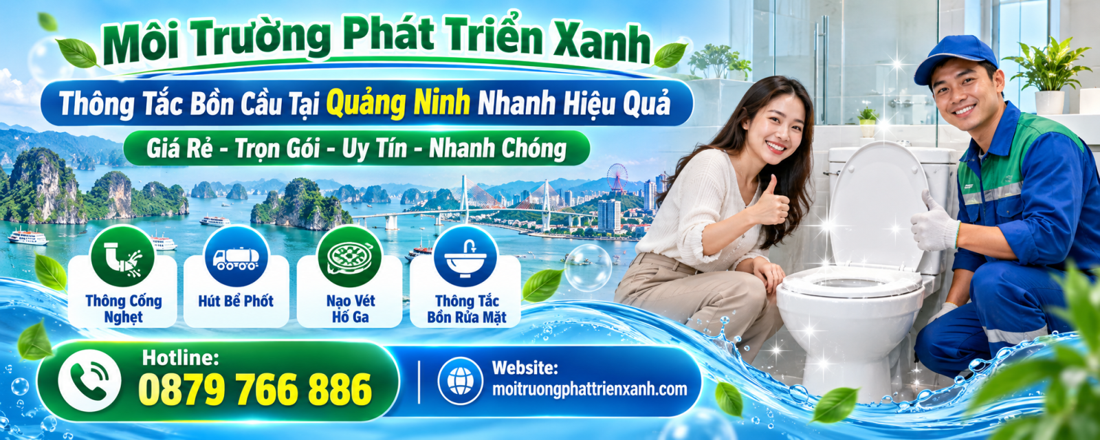 Thông Tắc Bồn Cầu Tại Quảng Ninh Nhanh Hiệu Quả - Hình ảnh kiểm tra và nghiệm thu sau khi hoàn thành
