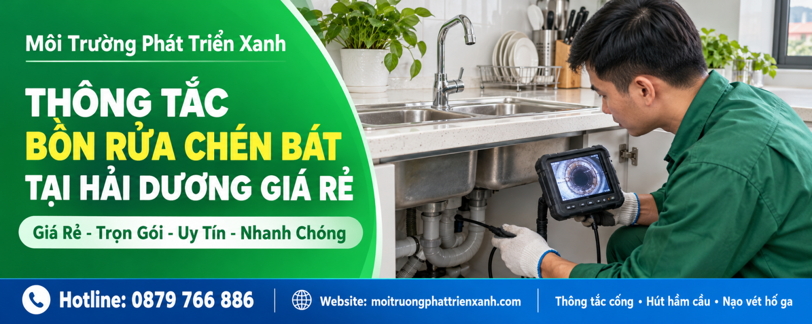 Thông Tắc Bồn Rửa Chén Bát Tại Hải Dương Giá Rẻ – khảo sát chậu rửa và bộ xả dưới bồn
