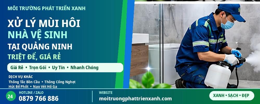 Xử Lý Mùi Hôi Nhà Vệ Sinh Tại Quảng Ninh Triệt Để, Giá Rẻ - Thi công kiểm tra đường ống và xử lý nguồn phát sinh mùi hôi