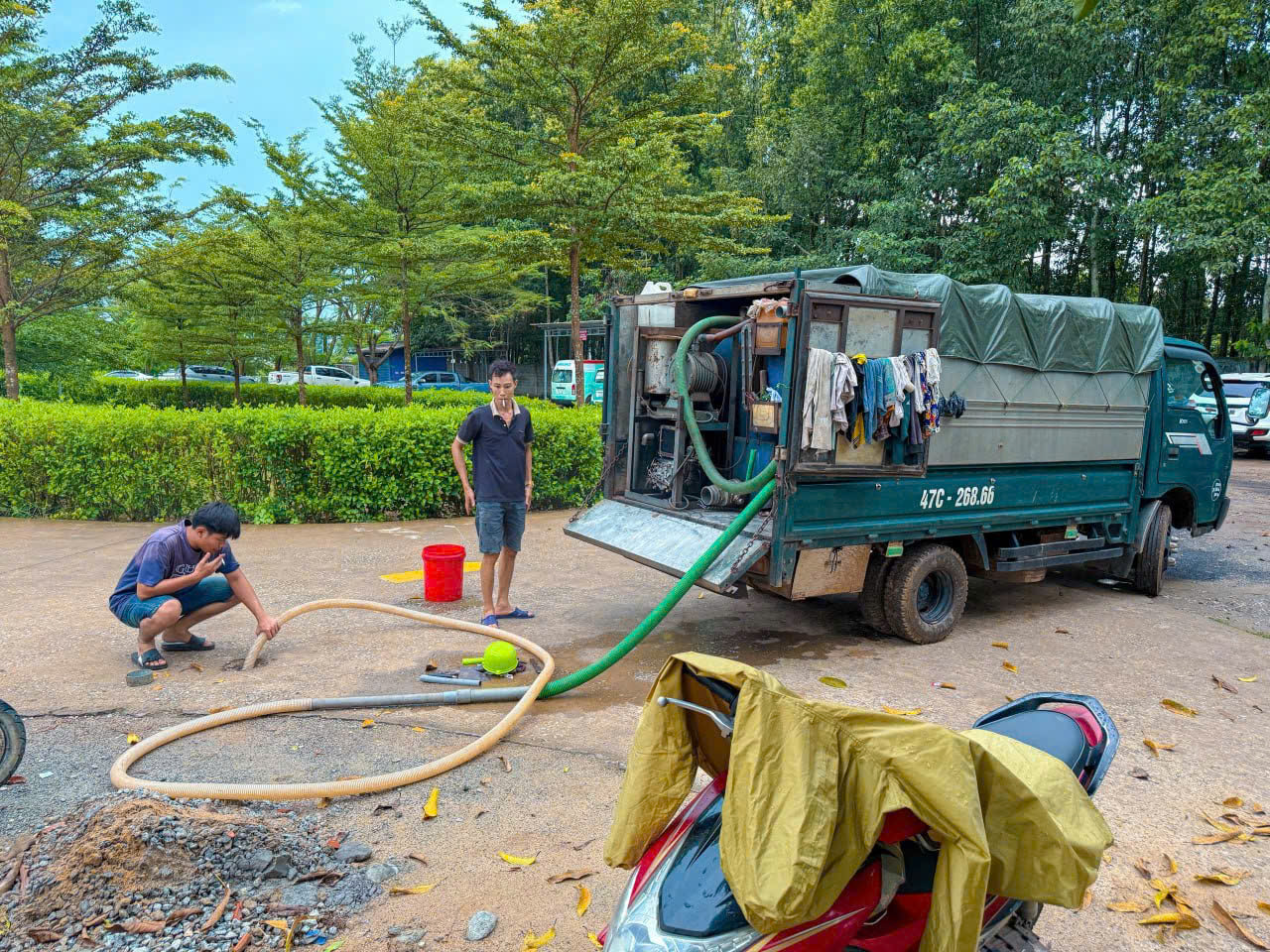dịch vụ hút hầm cầu phường gò vấp