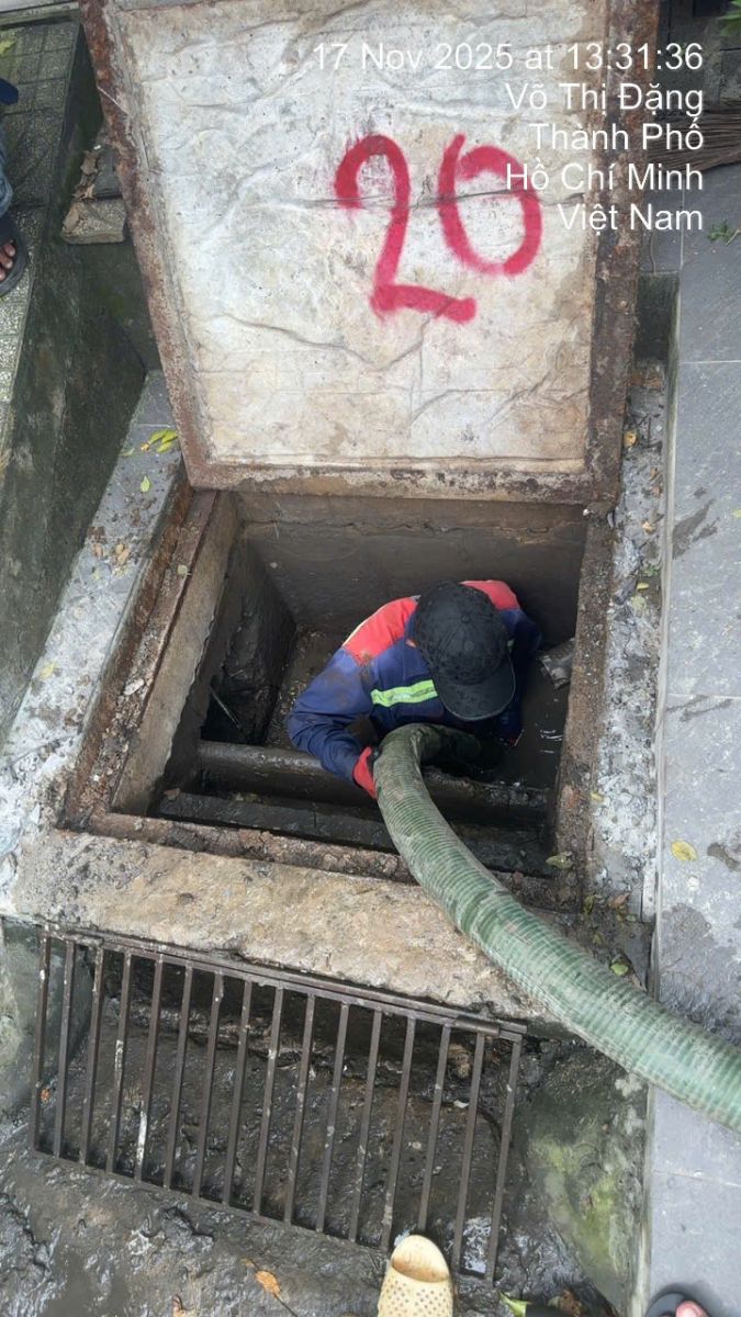 nạo vét hố ga tại Long Thành 